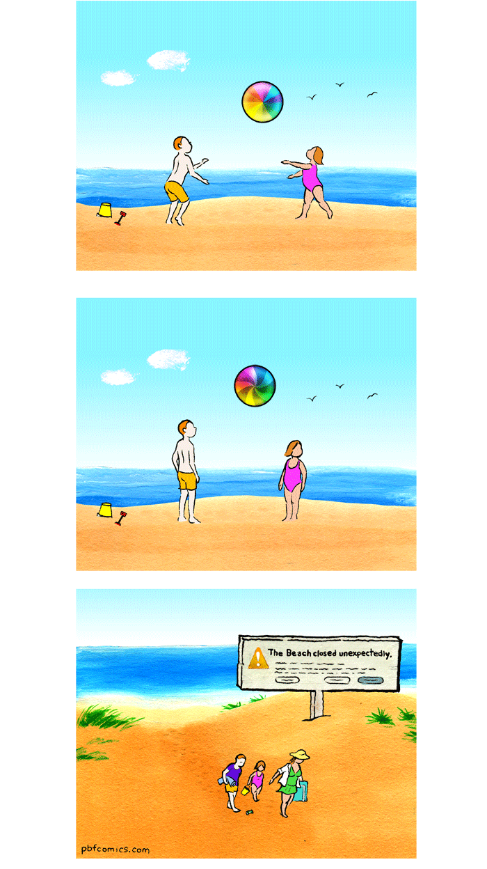 PBF259 Beach Closing